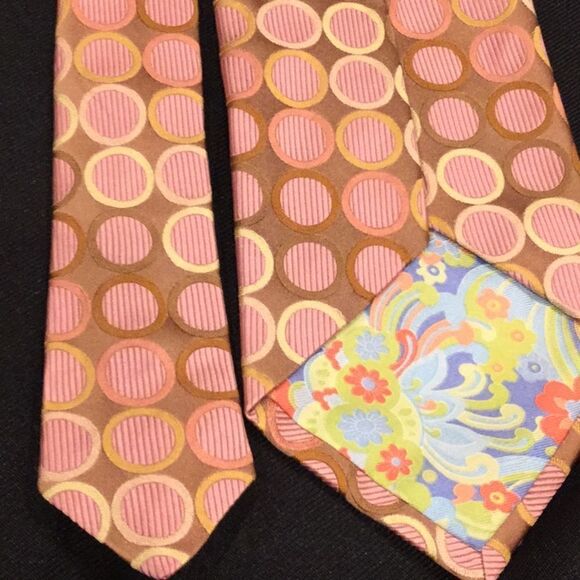 👞👔Ted Baker Silk Geometric Tie👔👞 - Picture 2 of 4